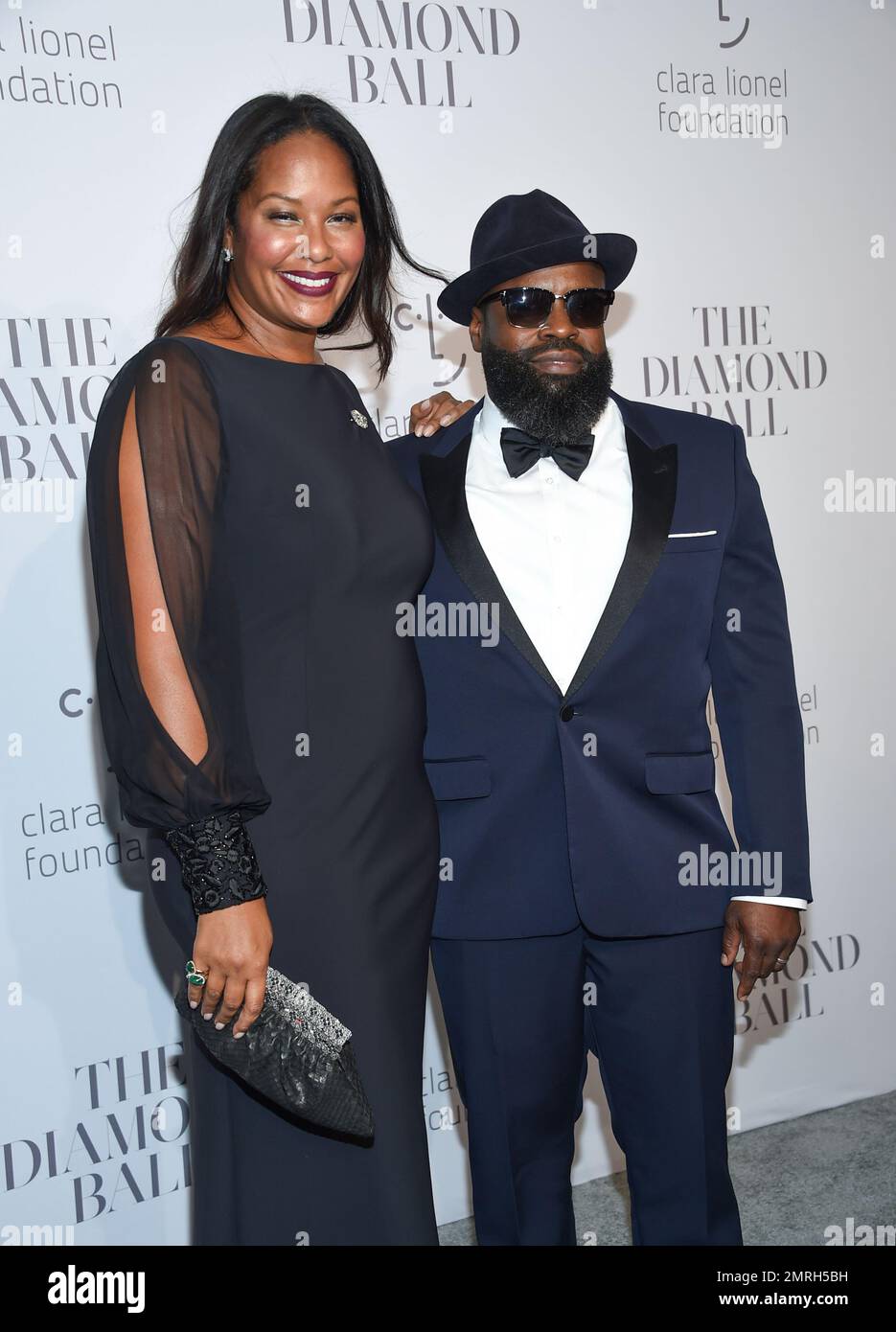Tariq Trotter aka Black Thought and his wife Opal Trotter attend the