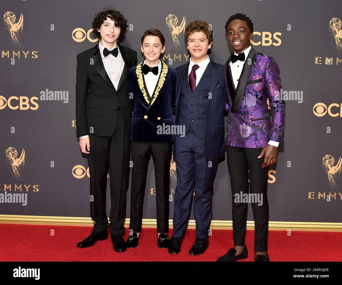 Finn Wolfhard, From Left, Noah Schnapps, Gaten Matarazzo And Caleb 