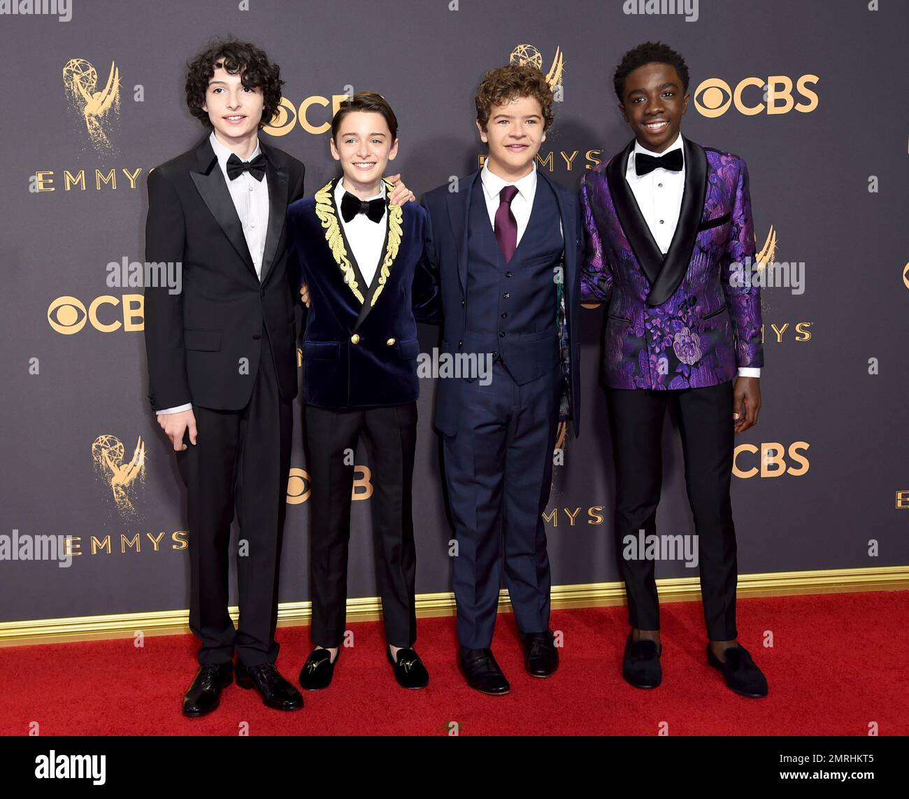 Finn Wolfhard, from left, Noah Schnapp, Gaten Matarazzo, and Caleb ...