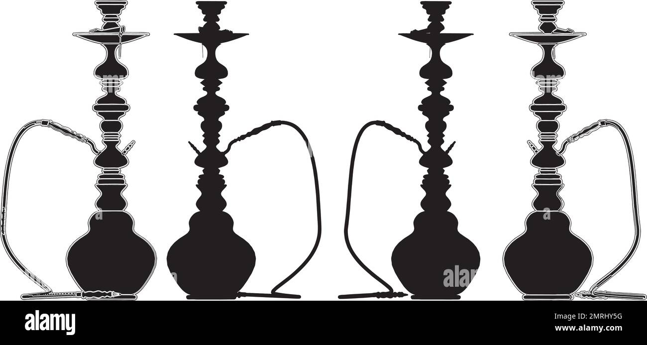 Hookah Nargile Kalyan Vector Stock Vector Image & Art Alamy