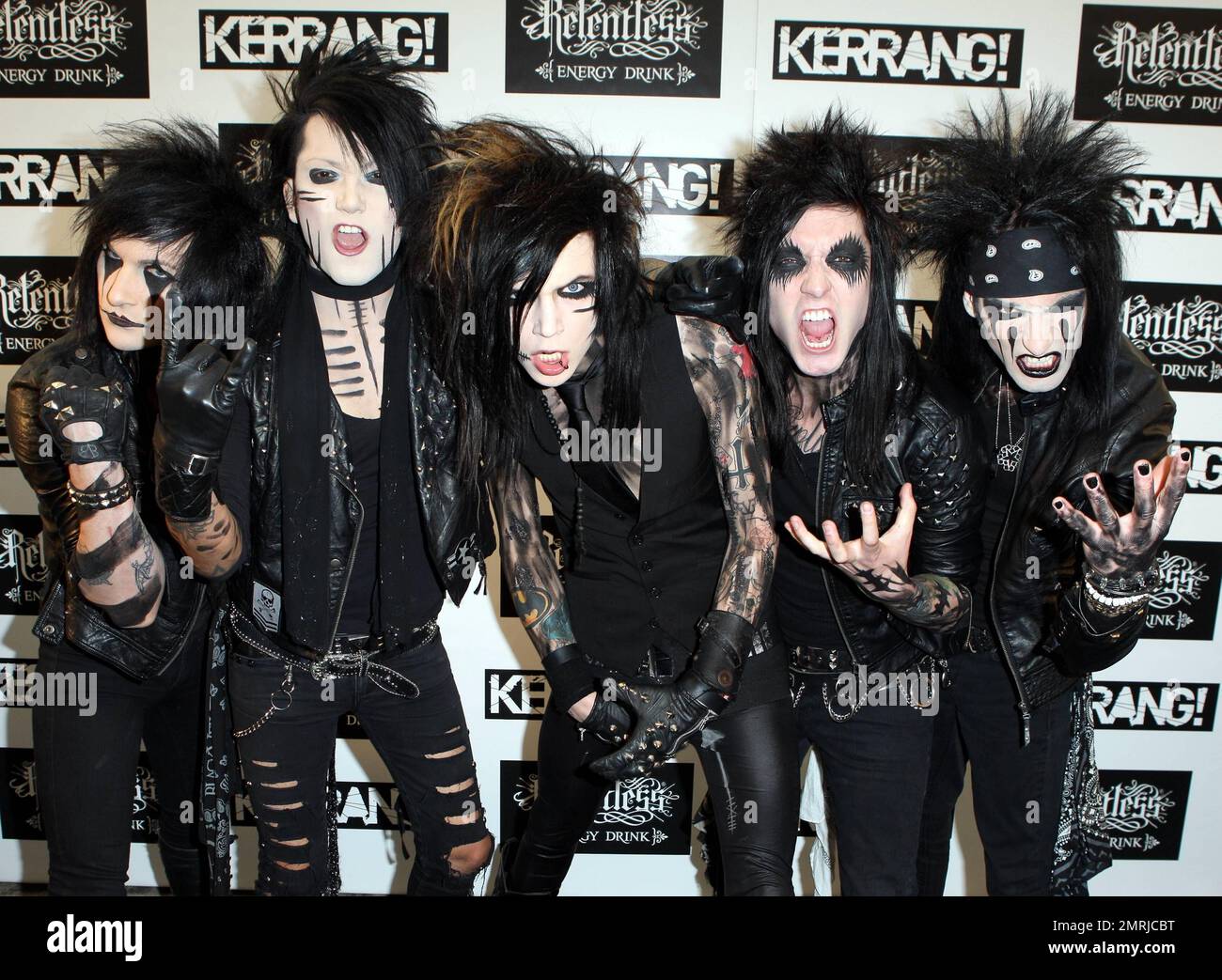 Black veil brides hi res stock photography and images Alamy