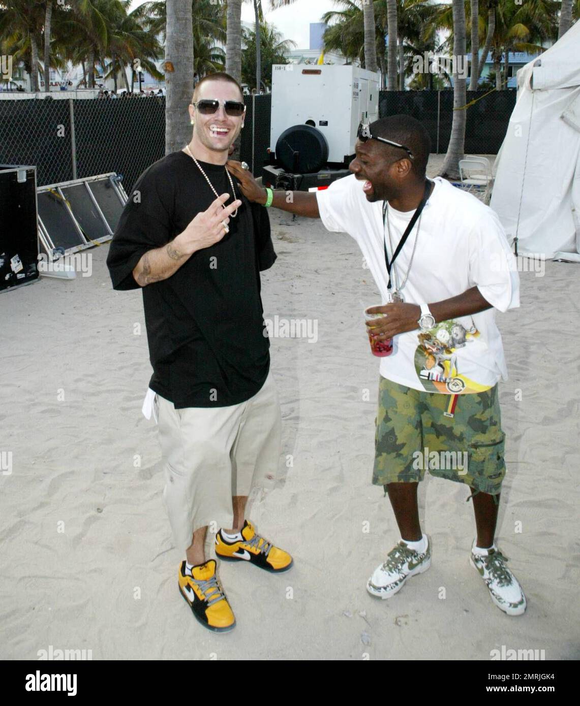 Exclusive!! Kevin Federline stops in at Volleypallooza during Superbowl