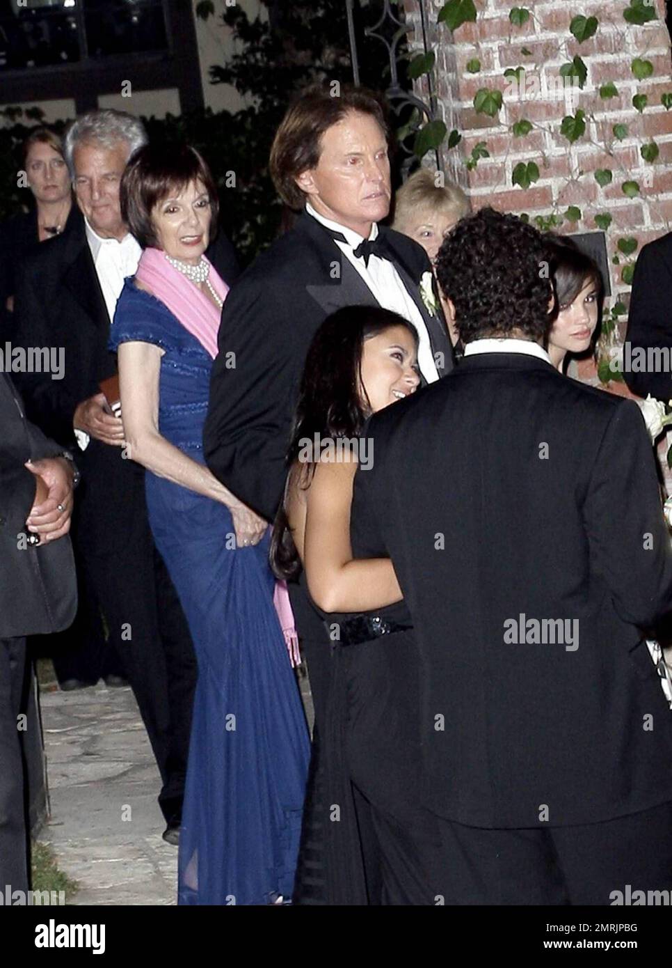 Bruce Jenner films a scene for his reality show at Toast in, Los