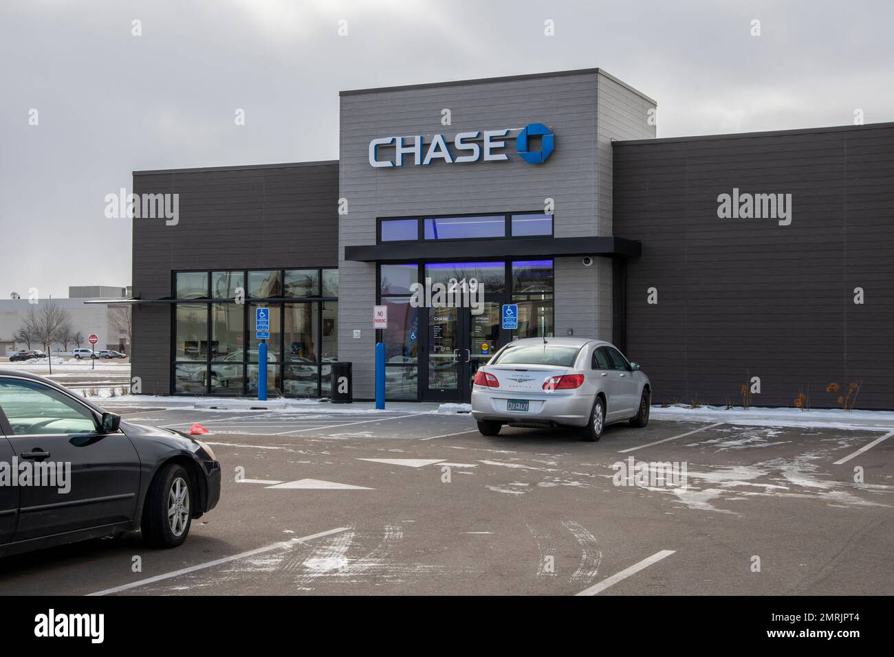 Blaine, Minnesota. Chase Bank the largest bank in the country with a new location in