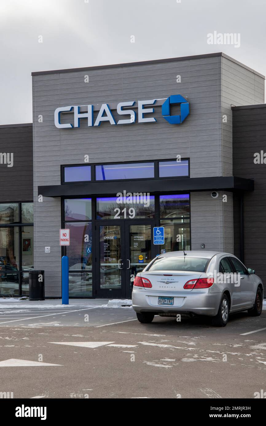 Blaine, Minnesota. Chase Bank the largest bank in the country