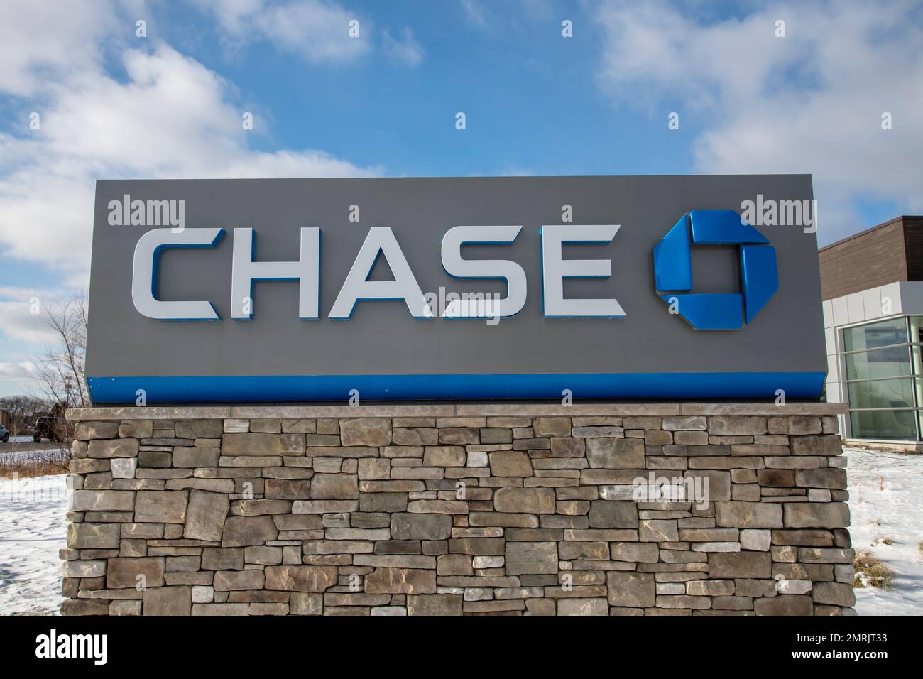 Blaine, Minnesota. Chase Bank the largest bank in the country