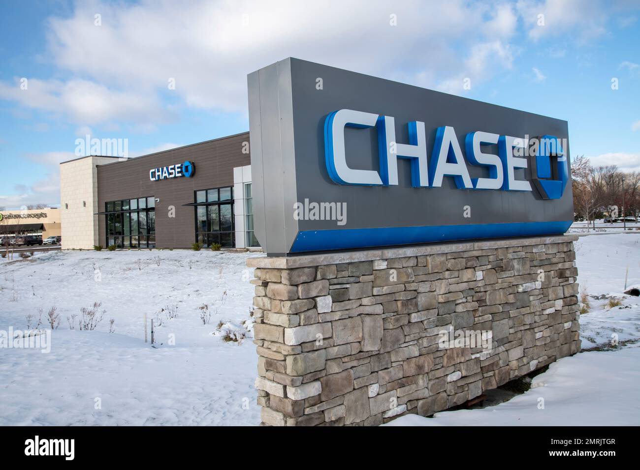 Blaine, Minnesota. Chase Bank the largest bank in the country