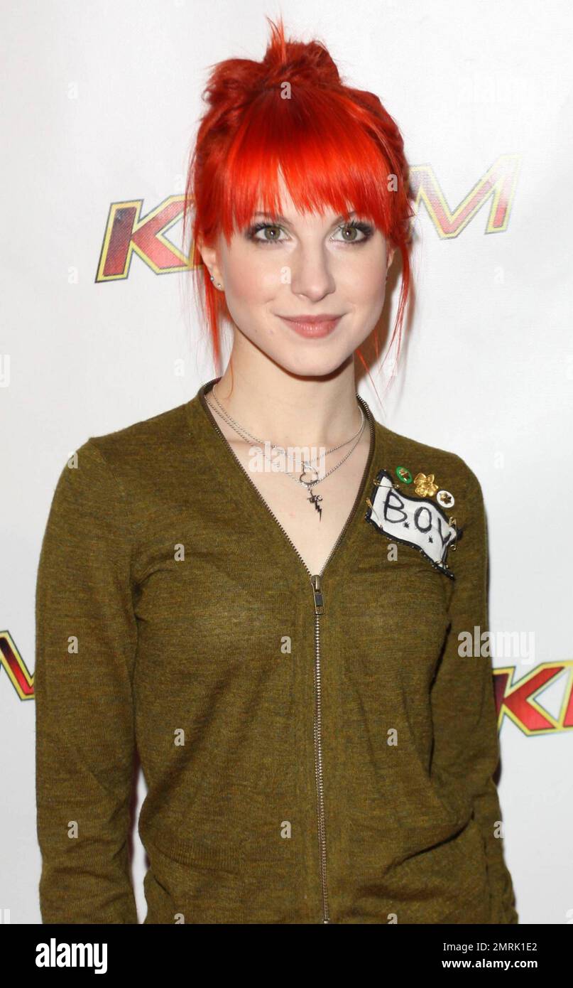 Hayley williams red hair hires stock photography and images Alamy