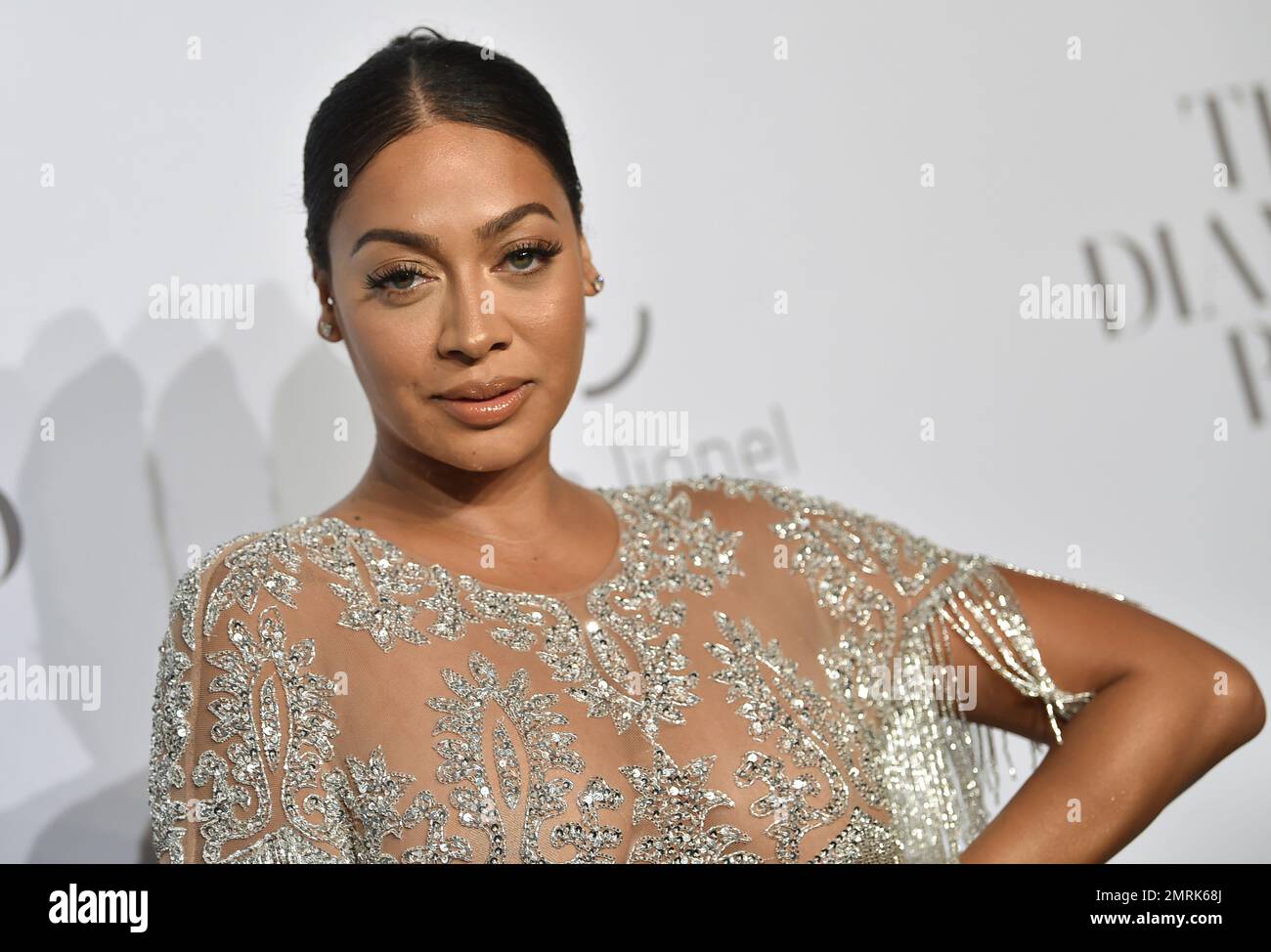 La La Anthony attends the 3rd Annual Diamond Ball at Cipriani Wall