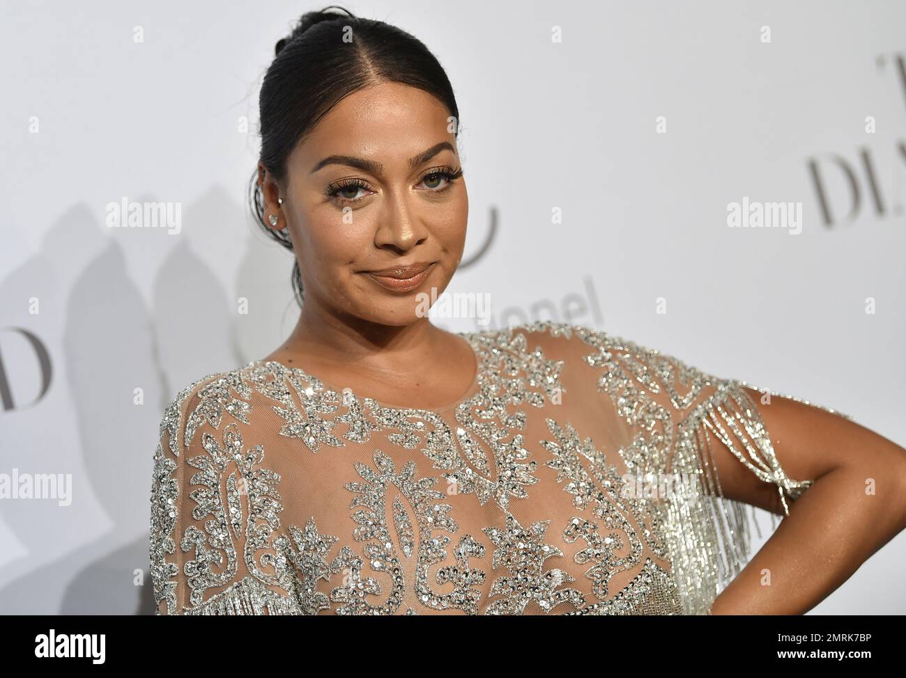 La La Anthony attends the 3rd Annual Diamond Ball at Cipriani Wall