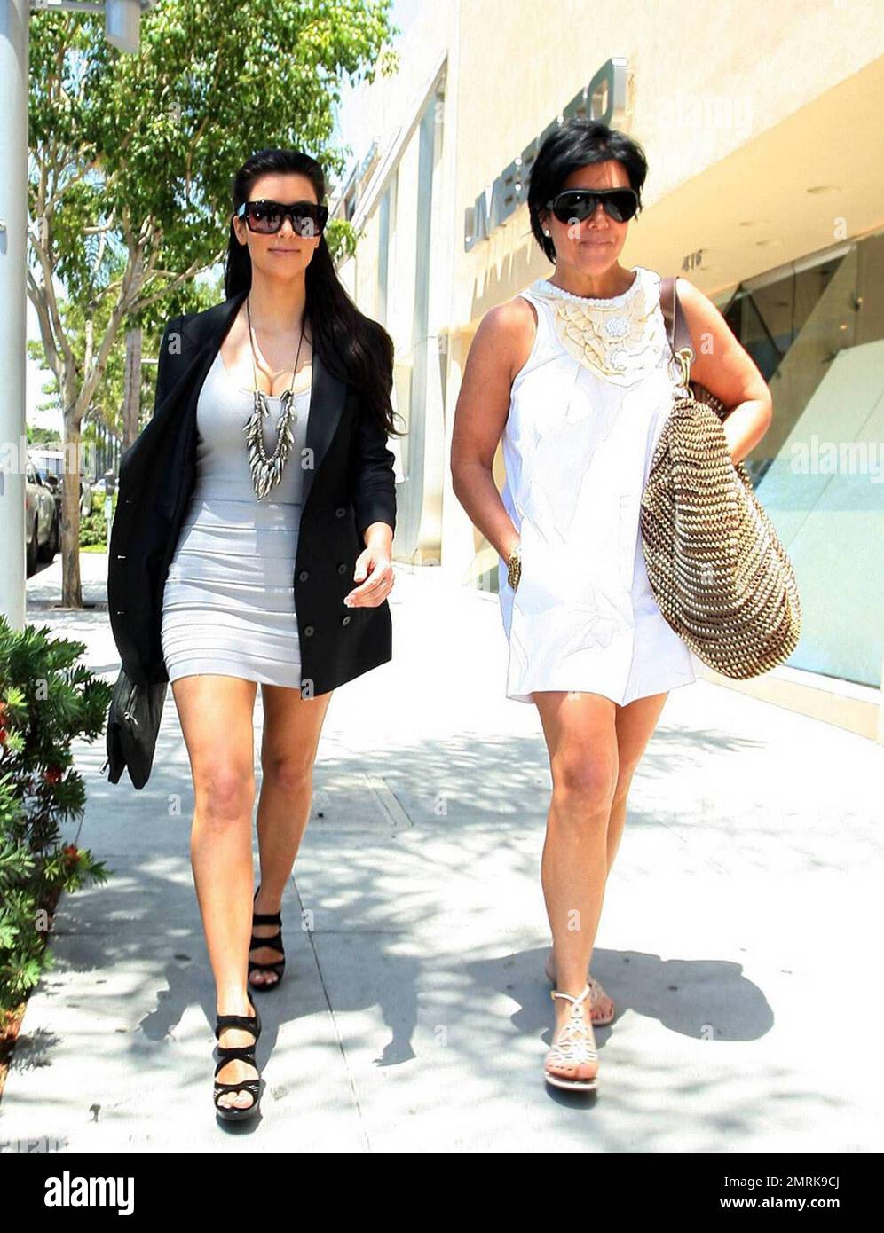 Kim Kardashian and her mother Kris lunch at La Scala in Beverly Hills