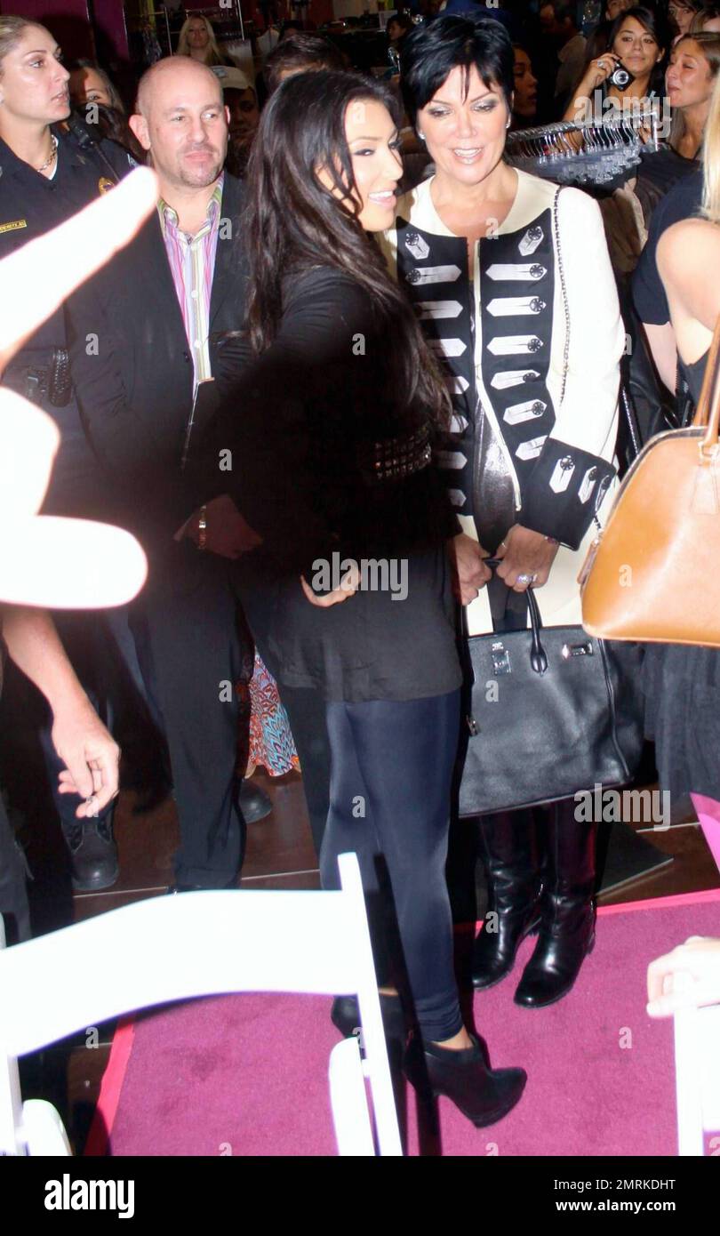 Kim Kardashian hosts the store opening party at A'Gaci in Sawgrass Mills Mall. Sunrise, FL. 11/20/09. Stock Photo