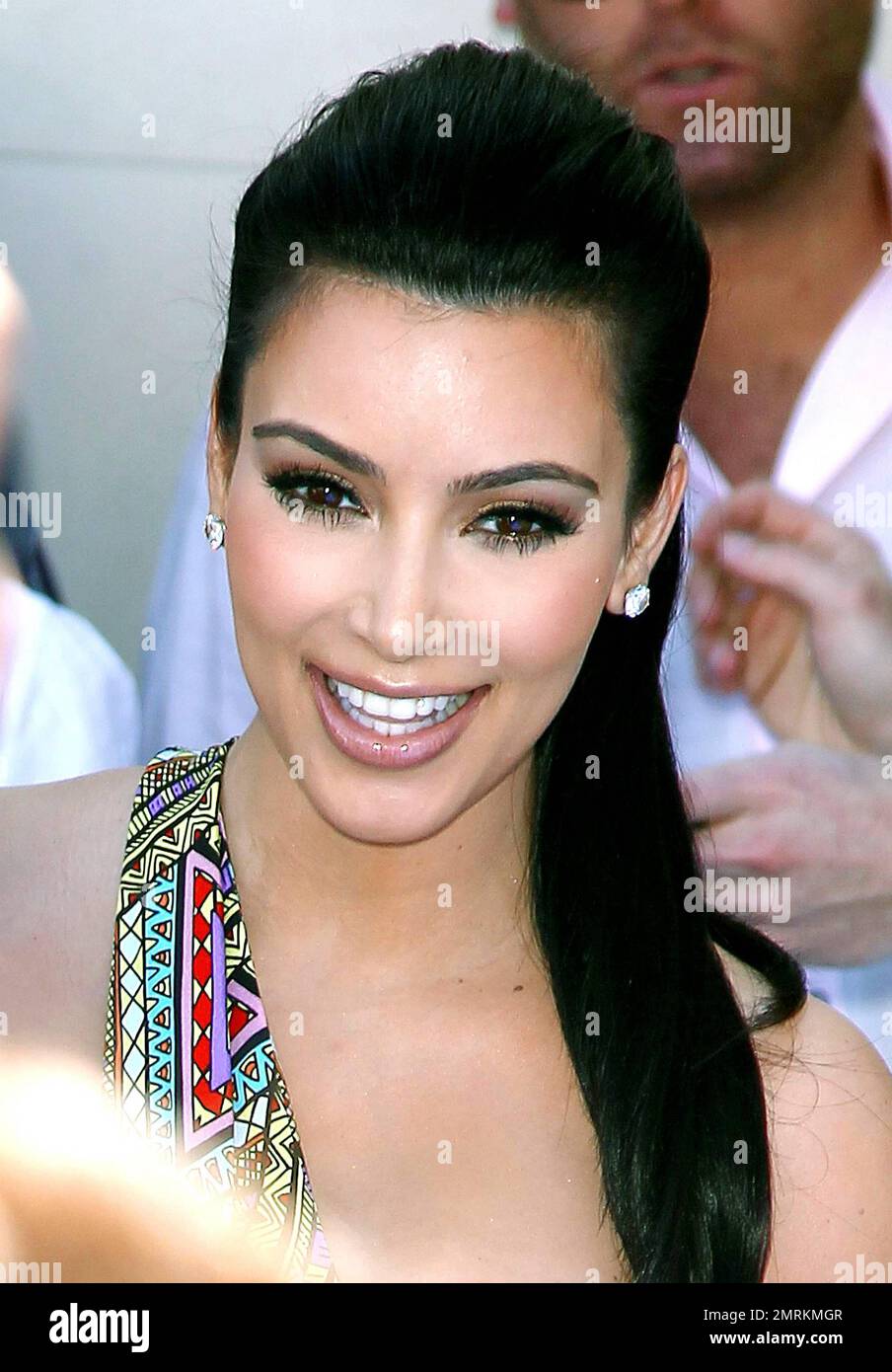Hading Later Kim Kardashian makes an appearance at the grand opening party of Wet ...