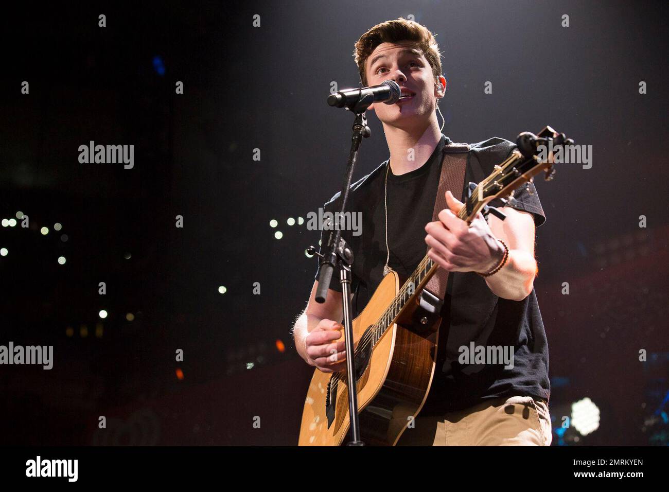 Shawn Mendes at the KISS 108 Jingle Ball, 14th December, 2014 Boston