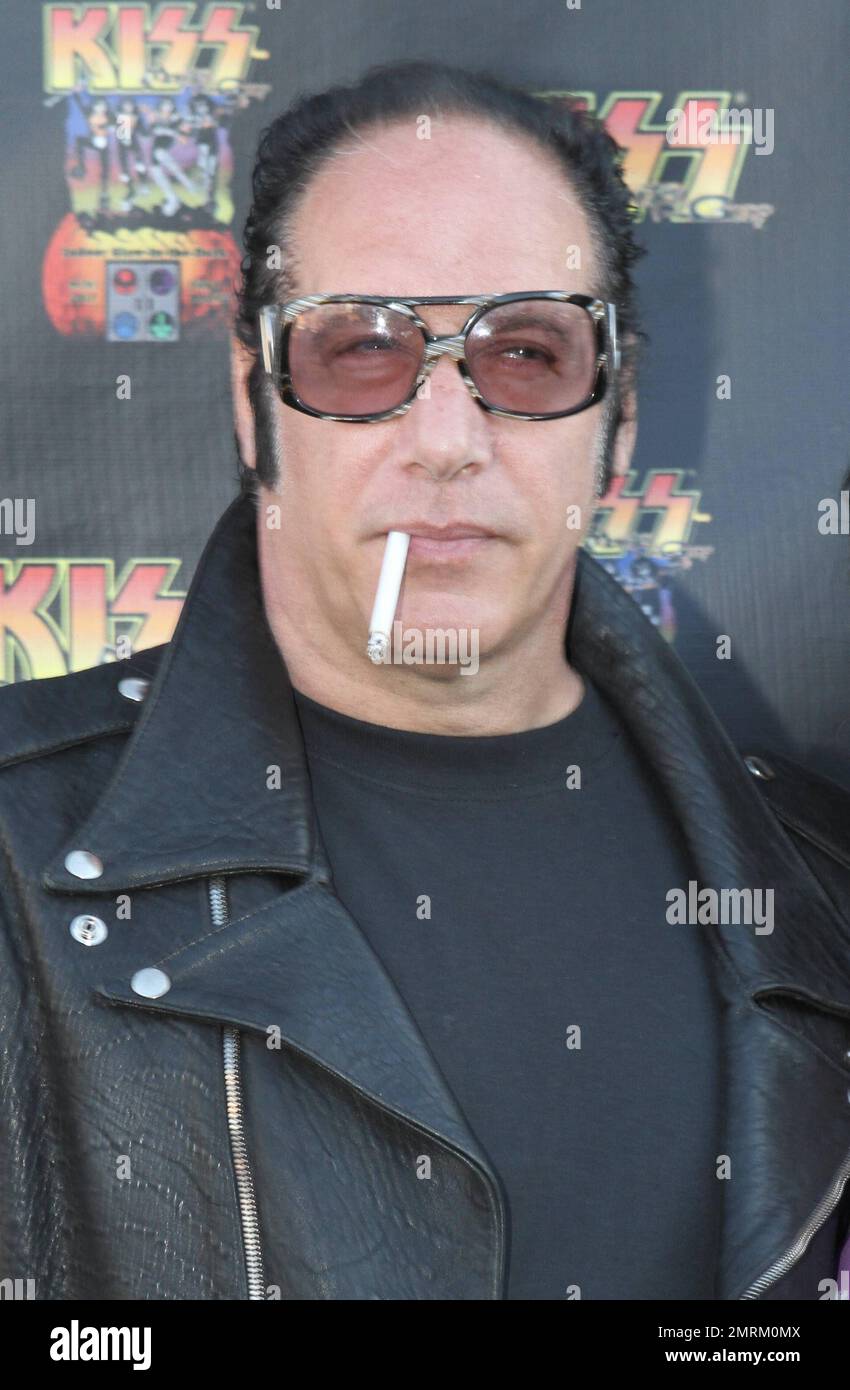 Andrew Dice Clay attends the KISS by Monster Mini Golf grand opening in