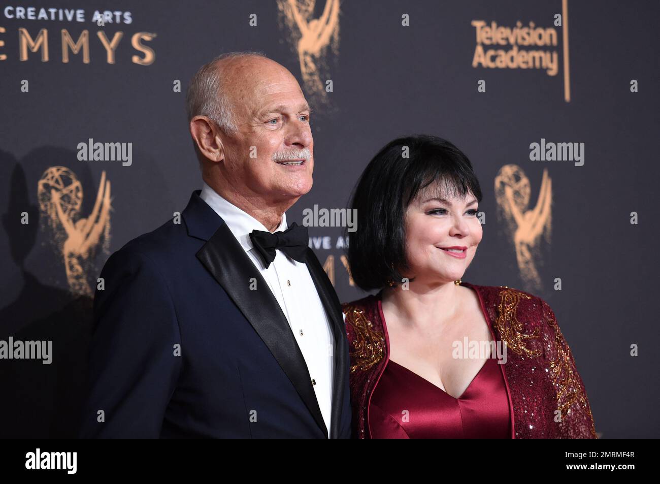 Gerald McRaney, left, and Delta Burke arrives at night two of the