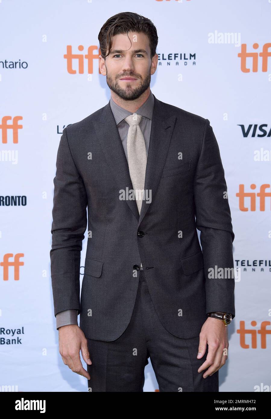 Austin Stowell attends a premiere for "Battle of the Sexes" on day 4 of