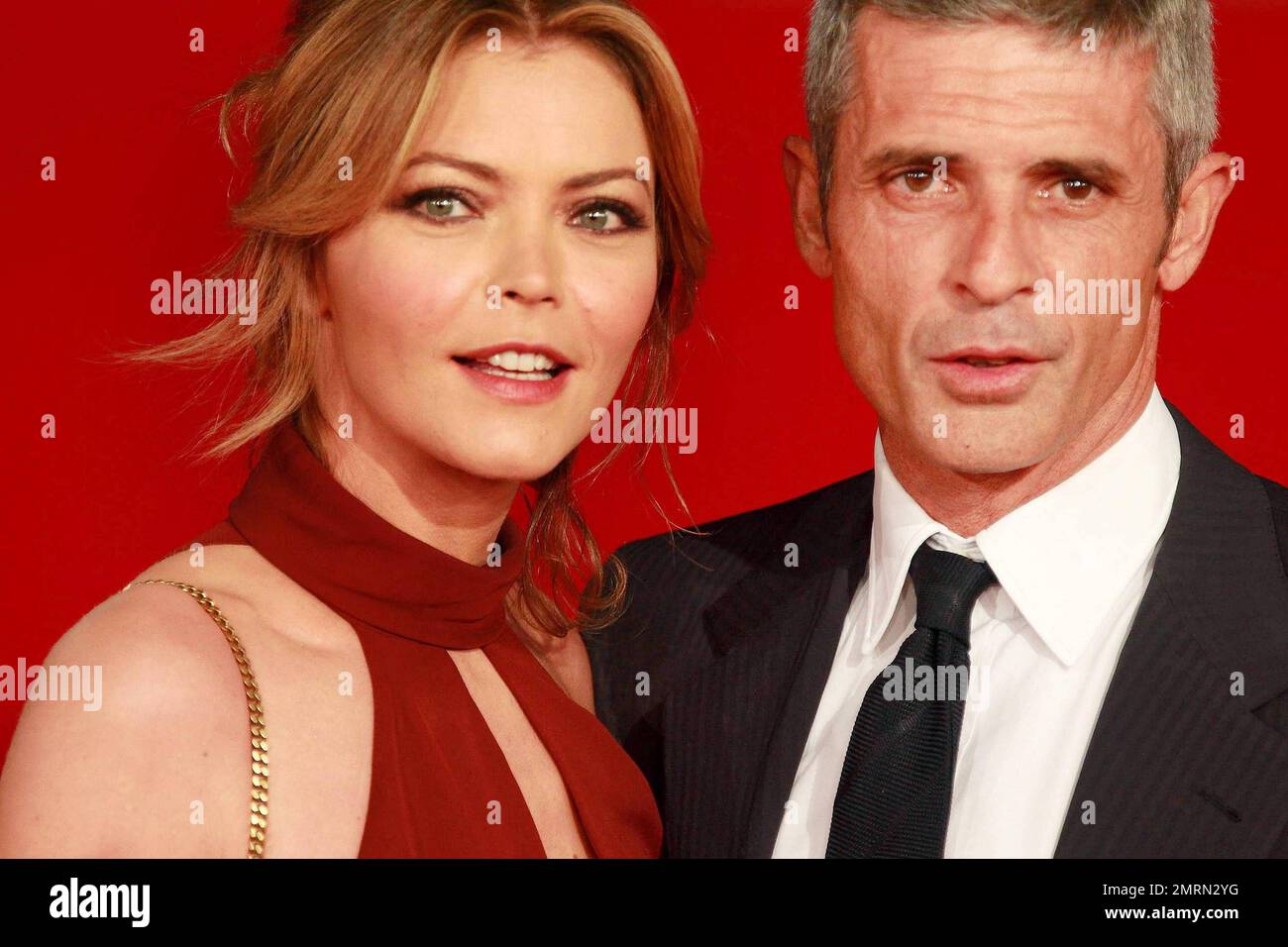 Vittoria Belvedere and Vasco Valerio on the red carpet at Auditorium ...