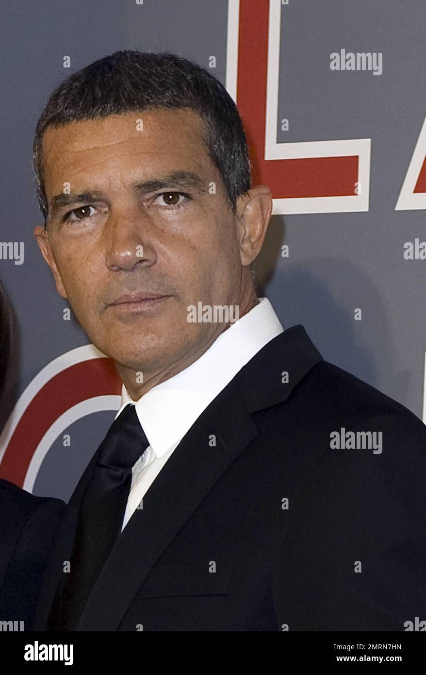 Pedro Almodovar, Elena Anaya And Antonio Banderas At The Premiere Of Pedro Almodovars Last Film