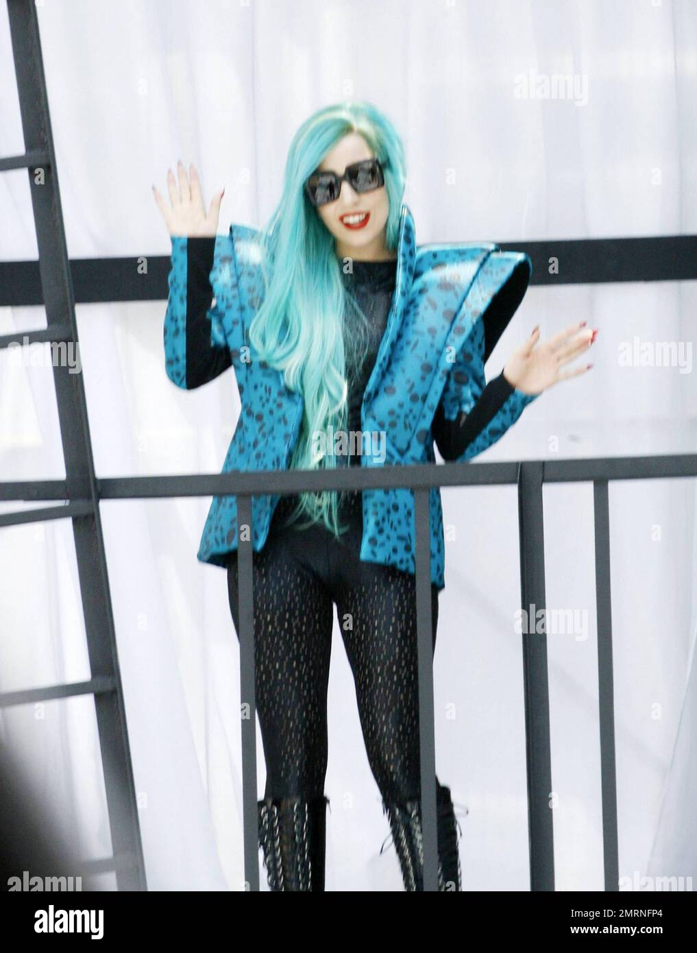 lady gaga blue dress music video @ladygaga in custom blue hand-beaded dress for the 911 music video , Directed by Tarsem Singh, Fashion director @nicolaformichetti , Styled by @marta.del.rio