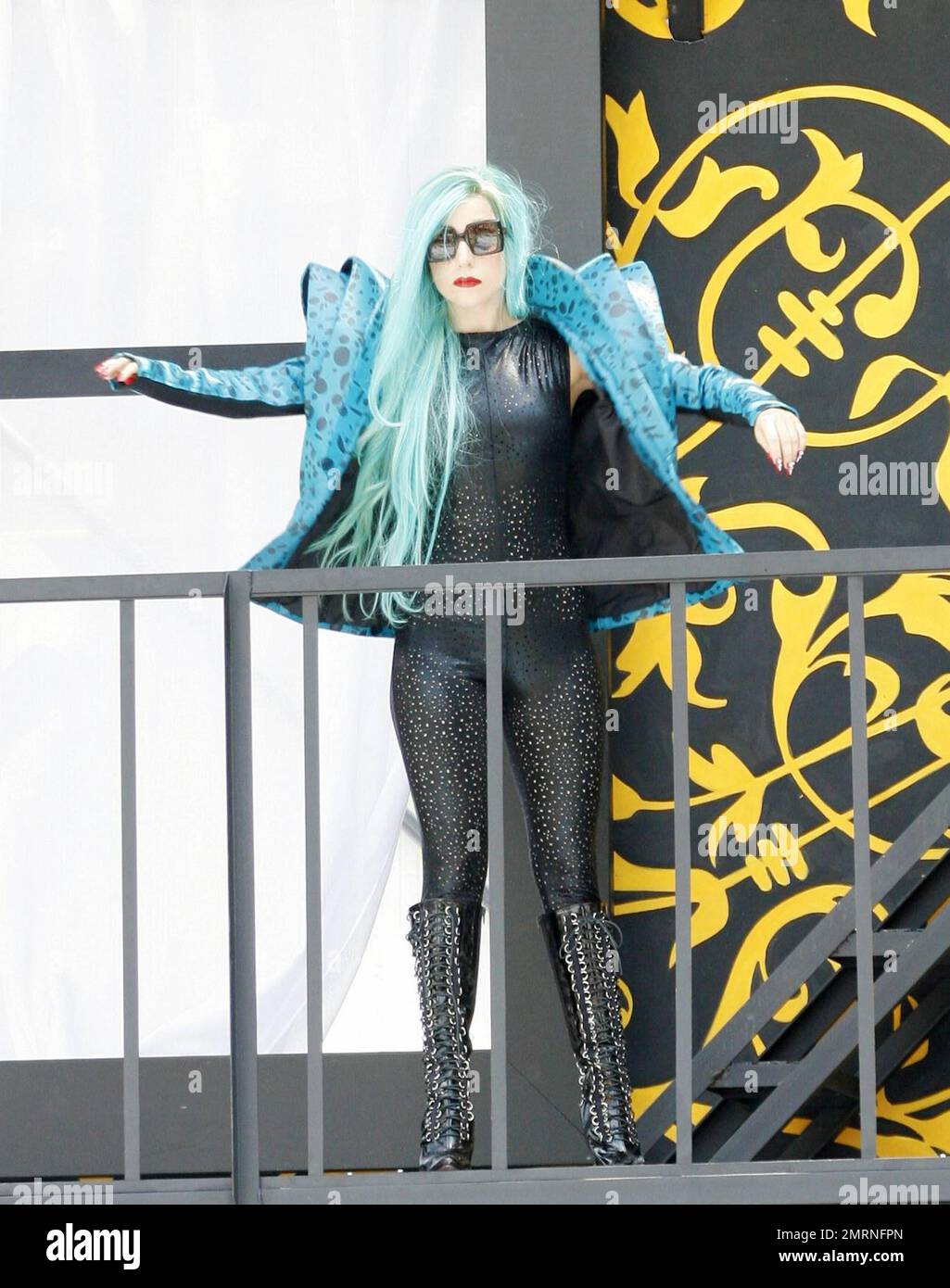 lady gaga blue dress music video GAGA @ladygaga in The Blue Creation Full Look from the Spring Summer 26 Couture Collection. For the RUNWAY music Video of The Devil Wears Prada 2. Styled by @chloeandchenelle #robertwun