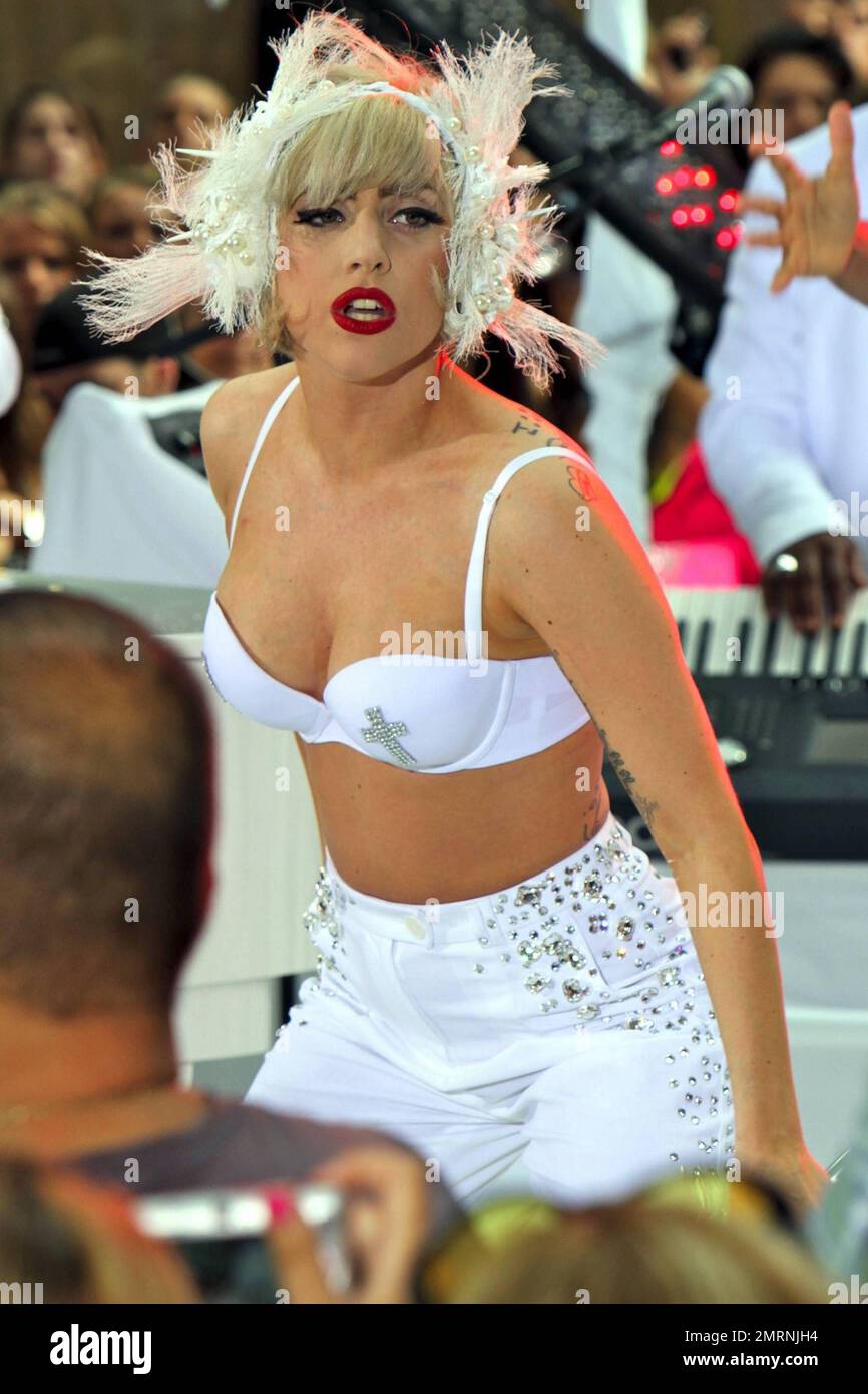 As the sweltering summer heat continues in New York, Lady Gaga
