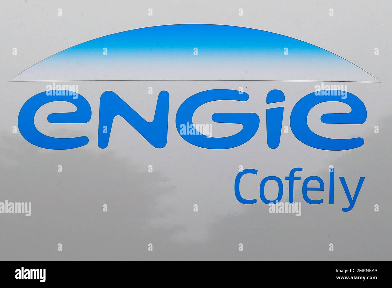 The logo sign of Engie, known as GDF Suez prior to April 2015, a French