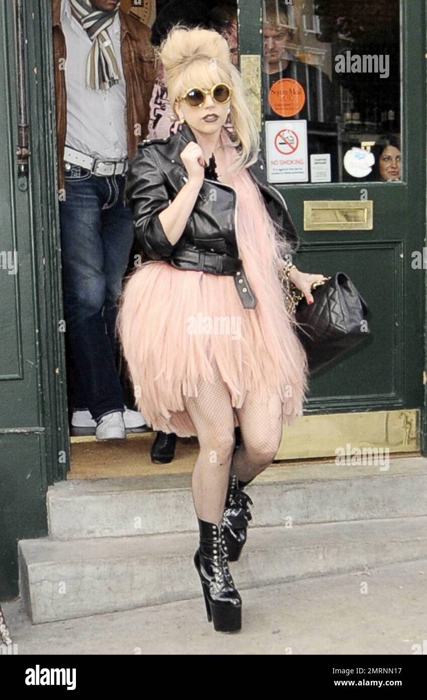 Making the best out of a bad situation Lady Gaga has made a pit stop in  London after her October 22nd and 23rd Paris concerts had to be postponed  due to national