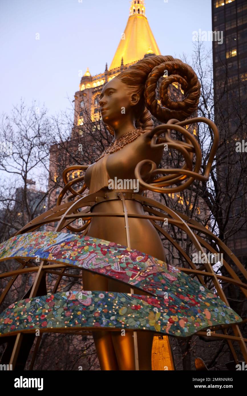 An Afternoon in the Park With Shahzia Sikander's Golden Monuments