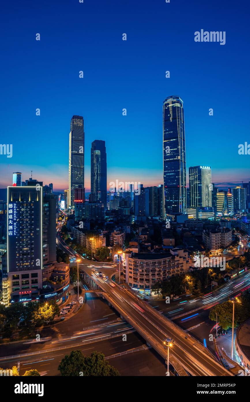 Changsha wharf shimao international financial center world financial center Stock Photo