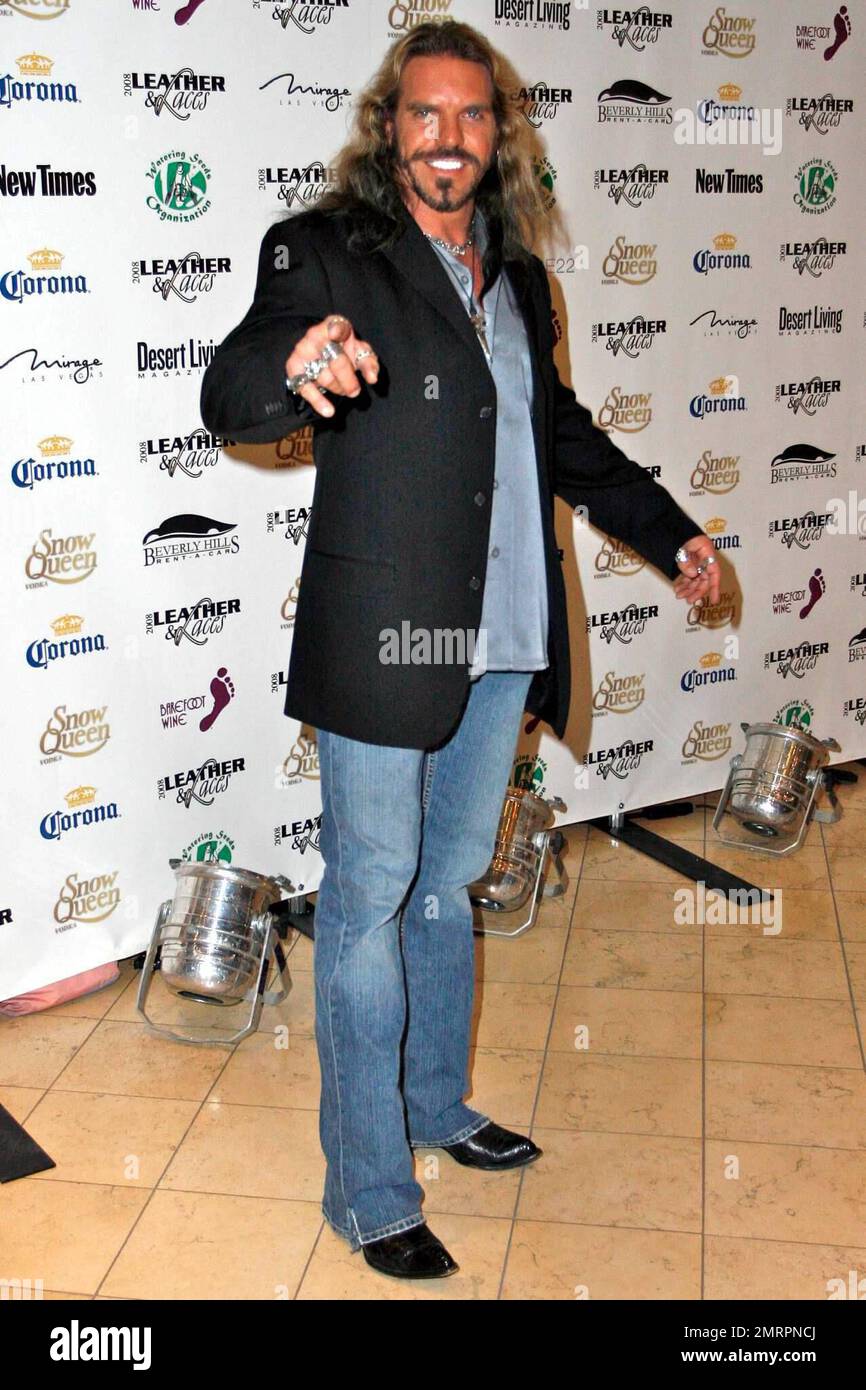 American Gladiator Wolf at the Leather and Laces Event. Scottsdale, AZ.  2/1/08 Stock Photo - Alamy