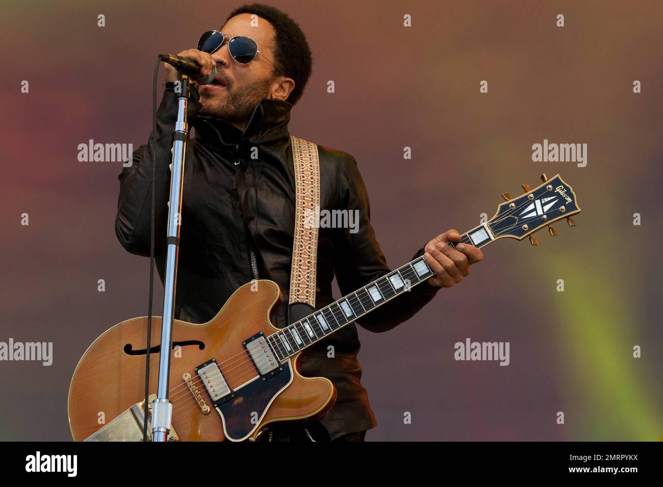 Lenny Kravitz appears at the Radio 2 Proms in the Park Concert at
