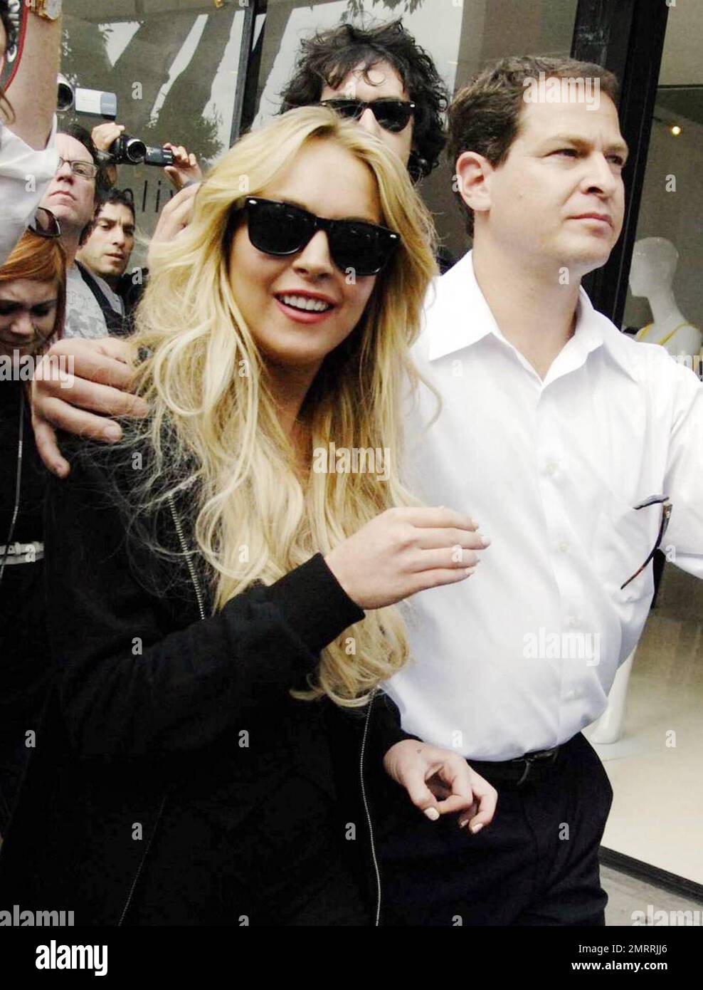 Lindsay Lohan held part two of a fashion shoot for her soontobe