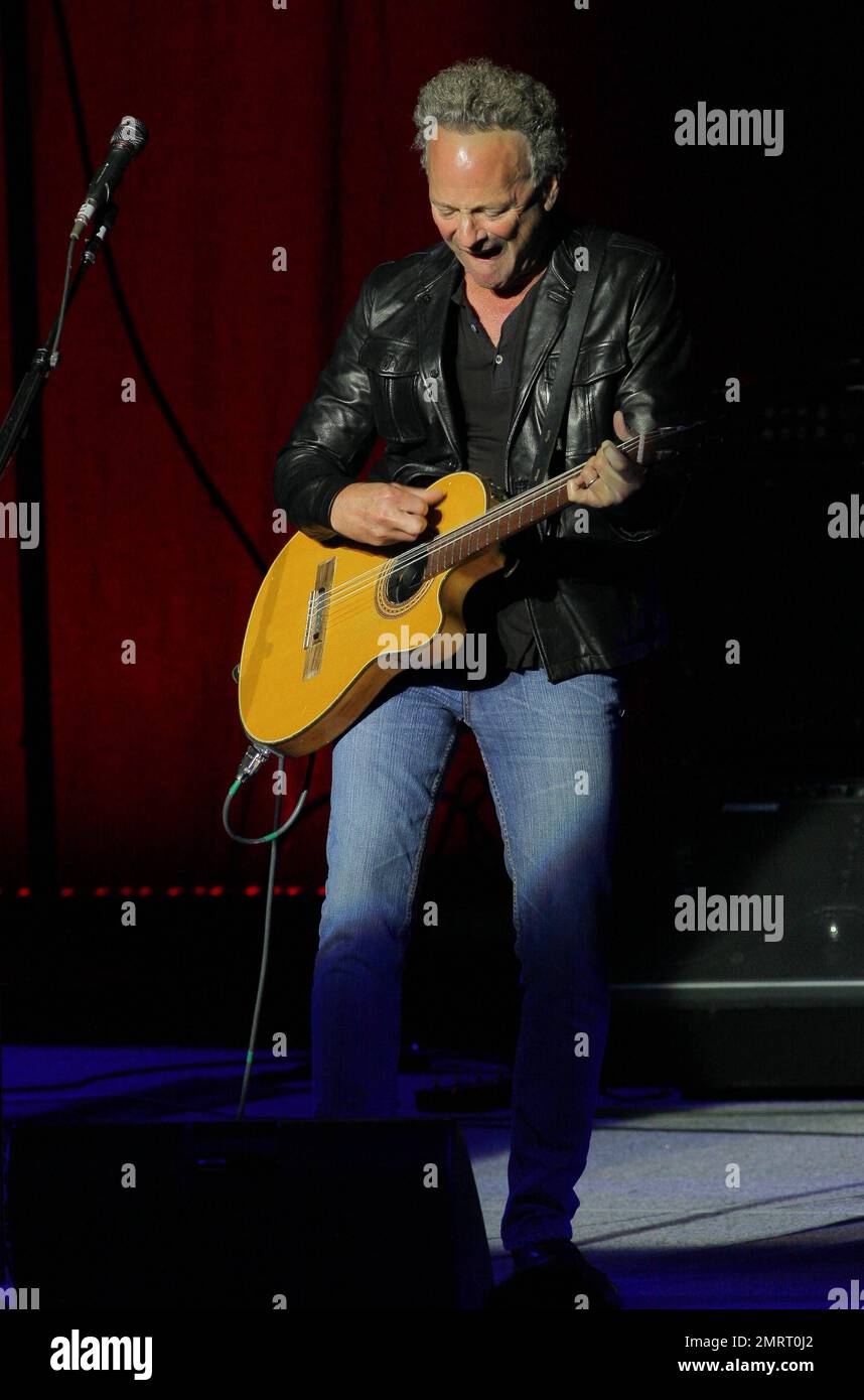 Former Fleetwood Mac lead singer Lindsey Buckingham performs live in