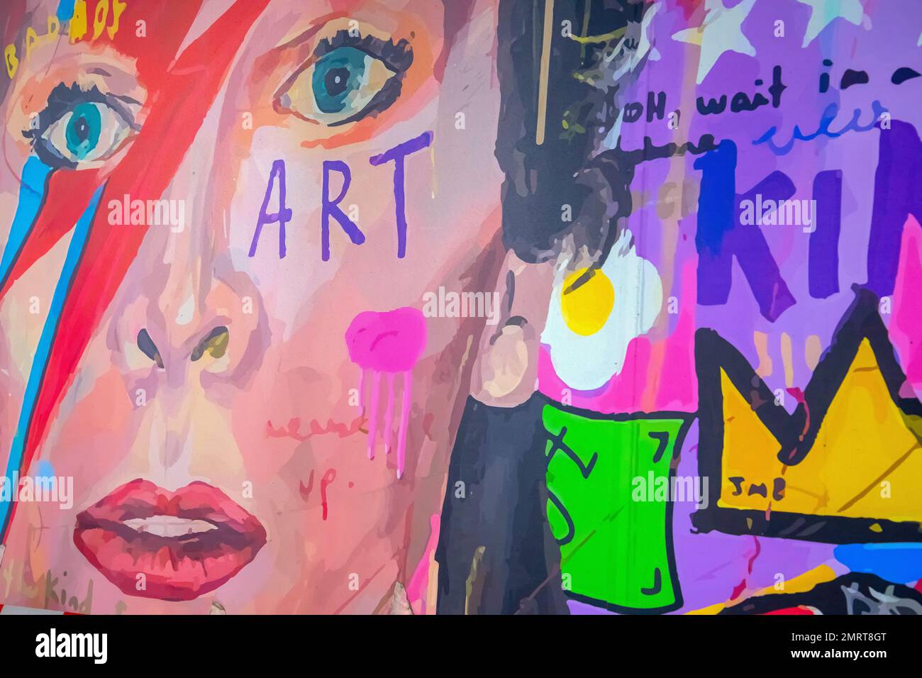 Graffiti, Hong Kong, China Stock Photo Alamy