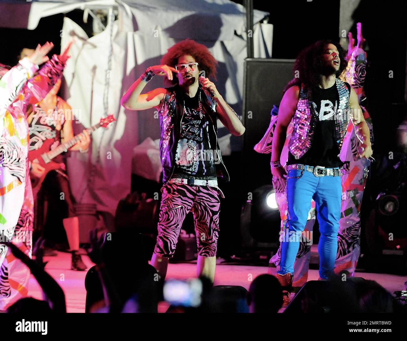 Stefan Kendal Gordy aka "Redfoo" and Skyler Husten Gordy "SkyBlu" of