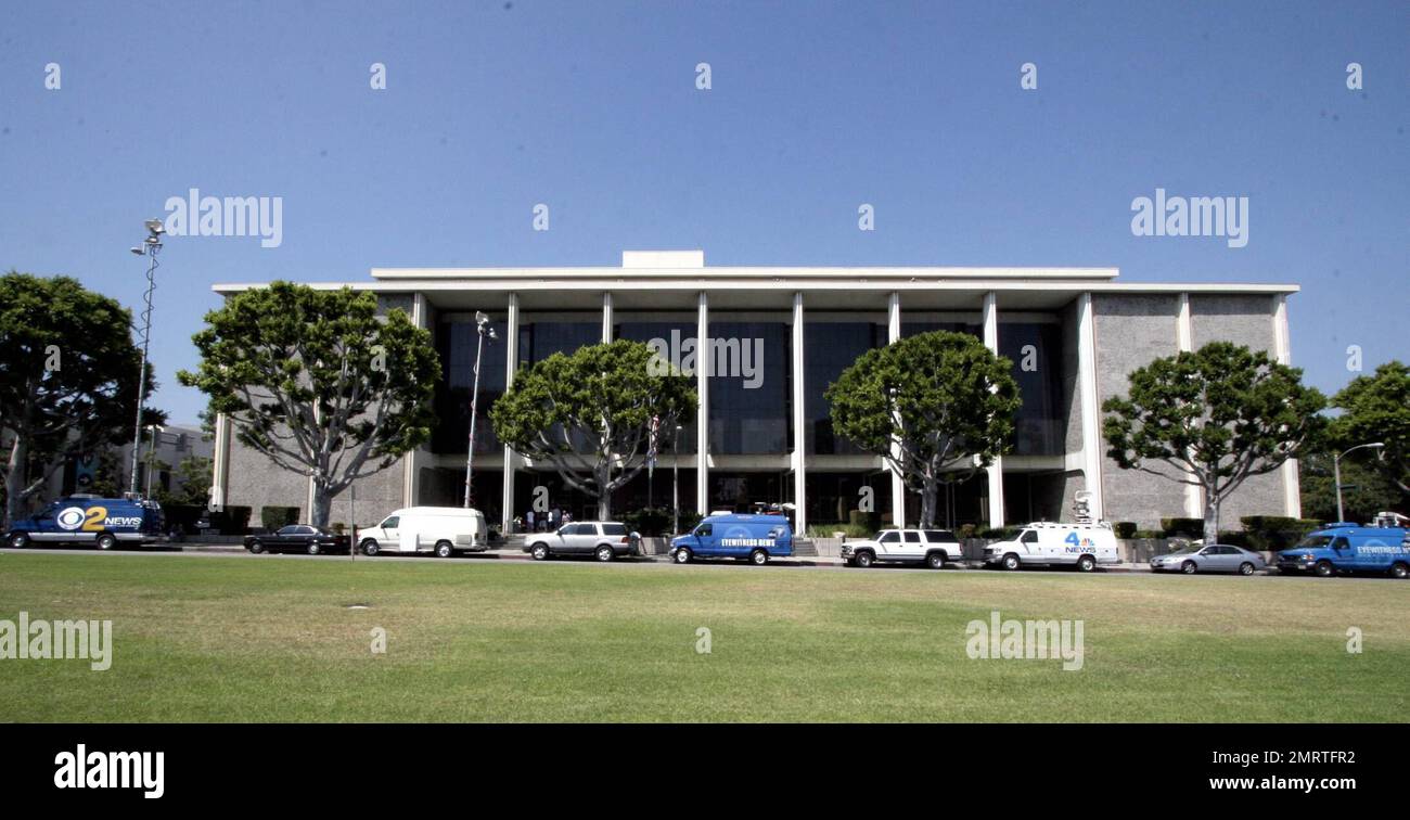 The Beverly HIlls courthouse where Lindsay Lohan #39 s case was heard today