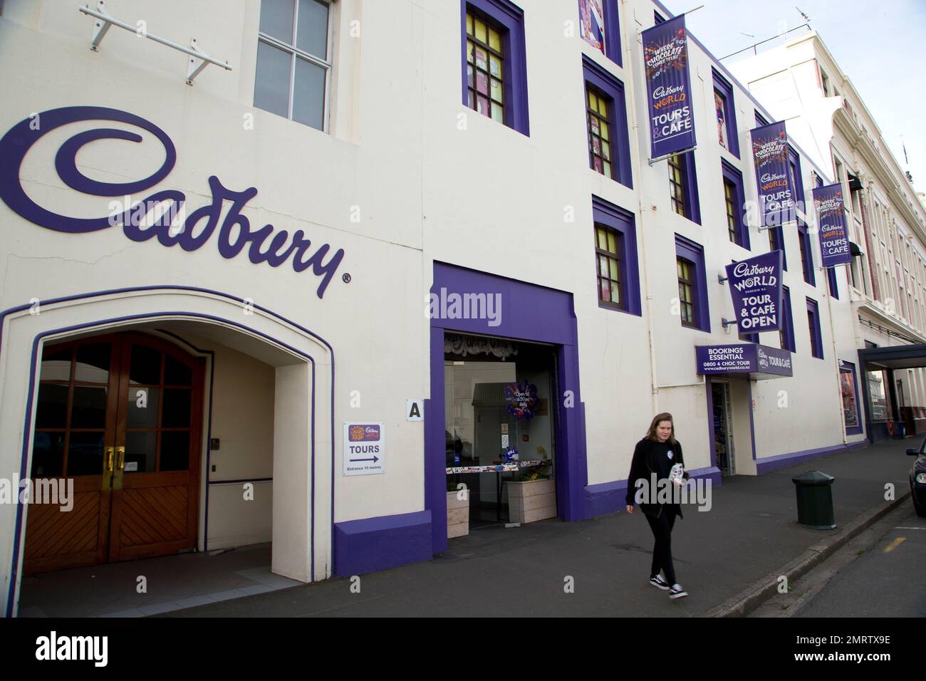 The Cadbury chocolate factory in Dunedin, New Zealand, Sunday, Aug. 27, 2017. (AP Photo/Mark