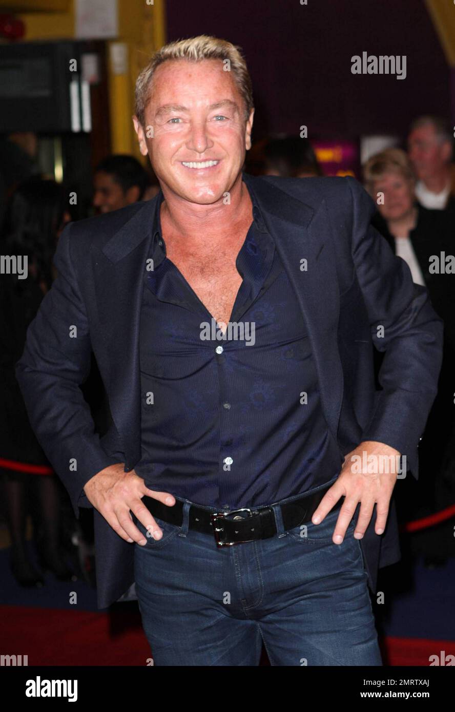 Michael Flatley at the premiere of 'Lord of the Dance 3D' at the Cineworld Haymarket in London, UK. 3/10/11. Stock Photo