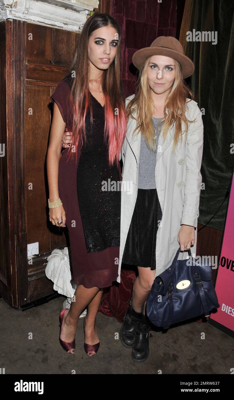 USA, CANADA, LATIN AMERICA AND GREECE ONLY - Amber Le Bon and Becky Tong at  Diesel 'Loverdose' Perfume Launch Party held at The Box. London, UK. 7th  September 2011 Stock Photo - Alamy