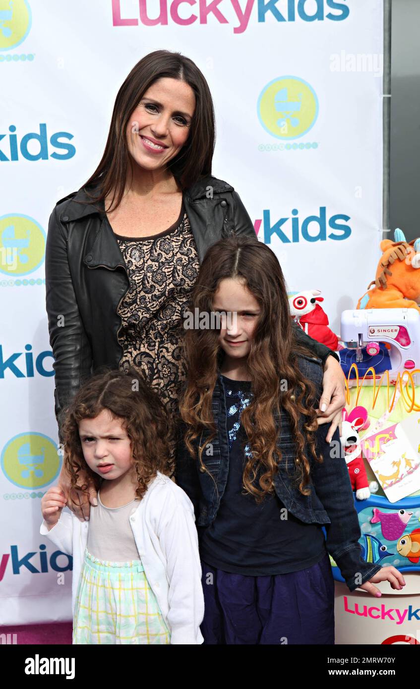 Soleil Moon Frye with daughters Poet and Jagger attend the launch party