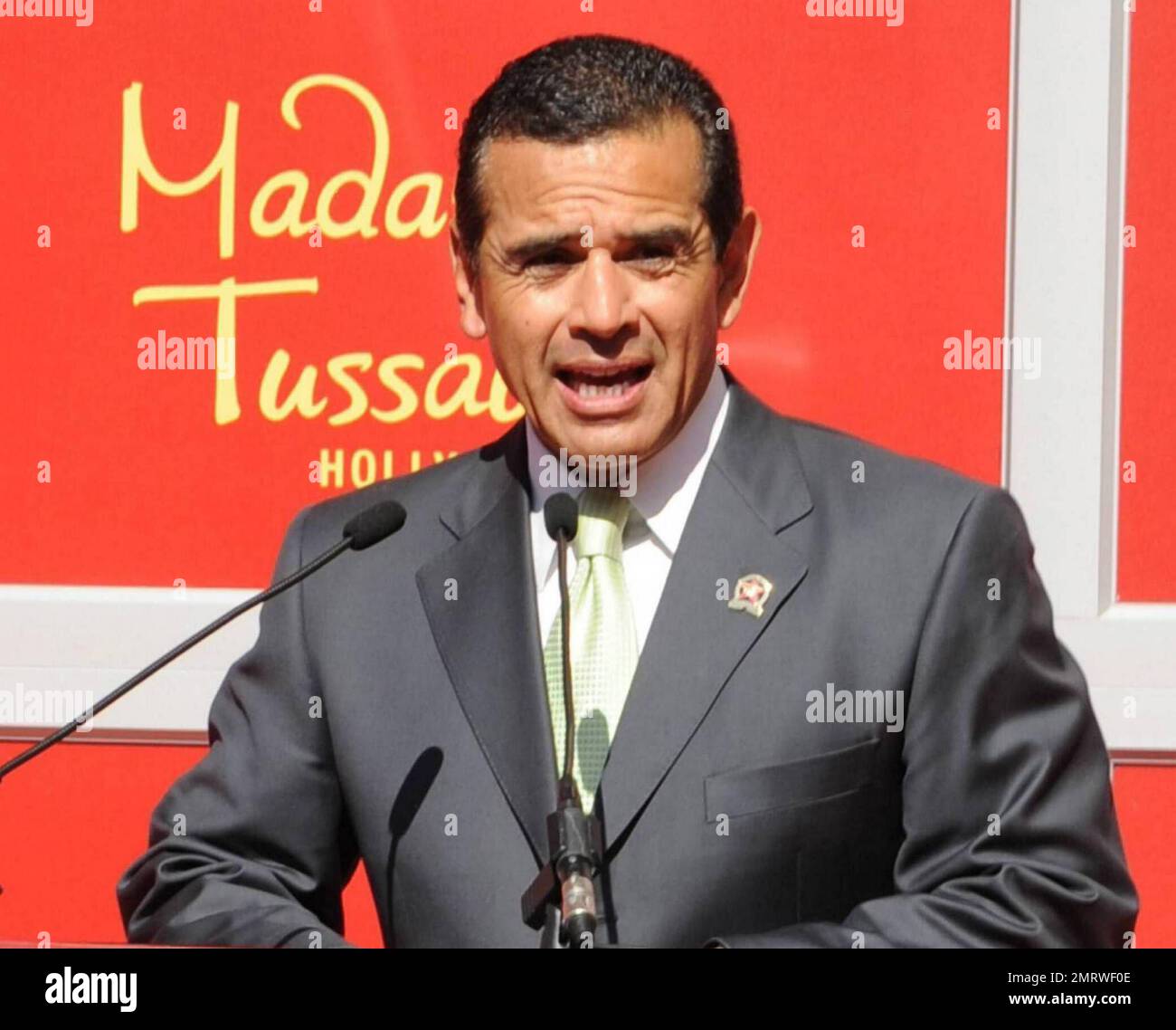 Madame Tussaud's wax museum holds a ribbon cutting ceremony for the