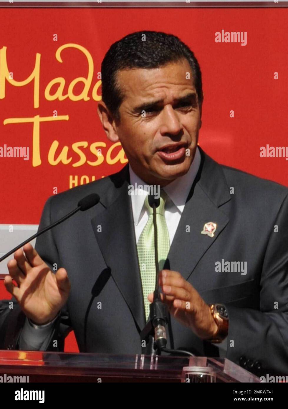 Madame Tussaud's wax museum holds a ribbon cutting ceremony for the