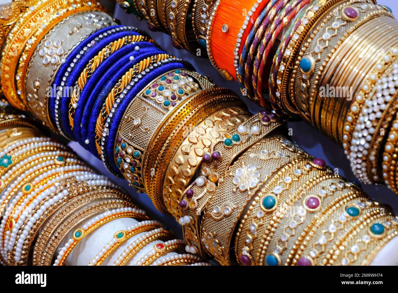 Bangles made shop of glass