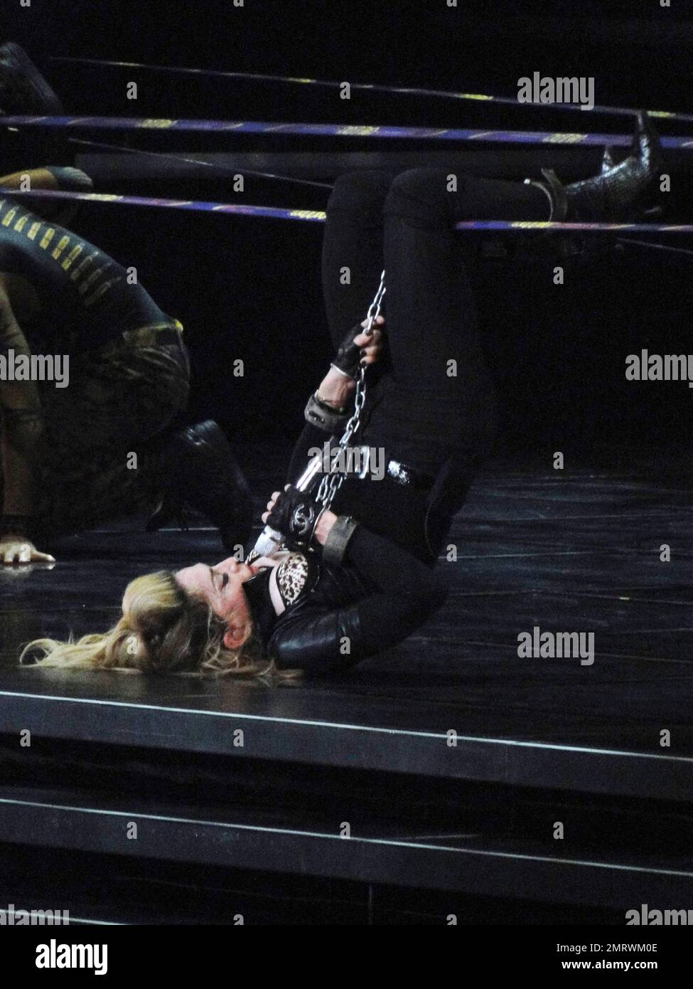 Madonna performs live in concert during her MDNA Tour at the