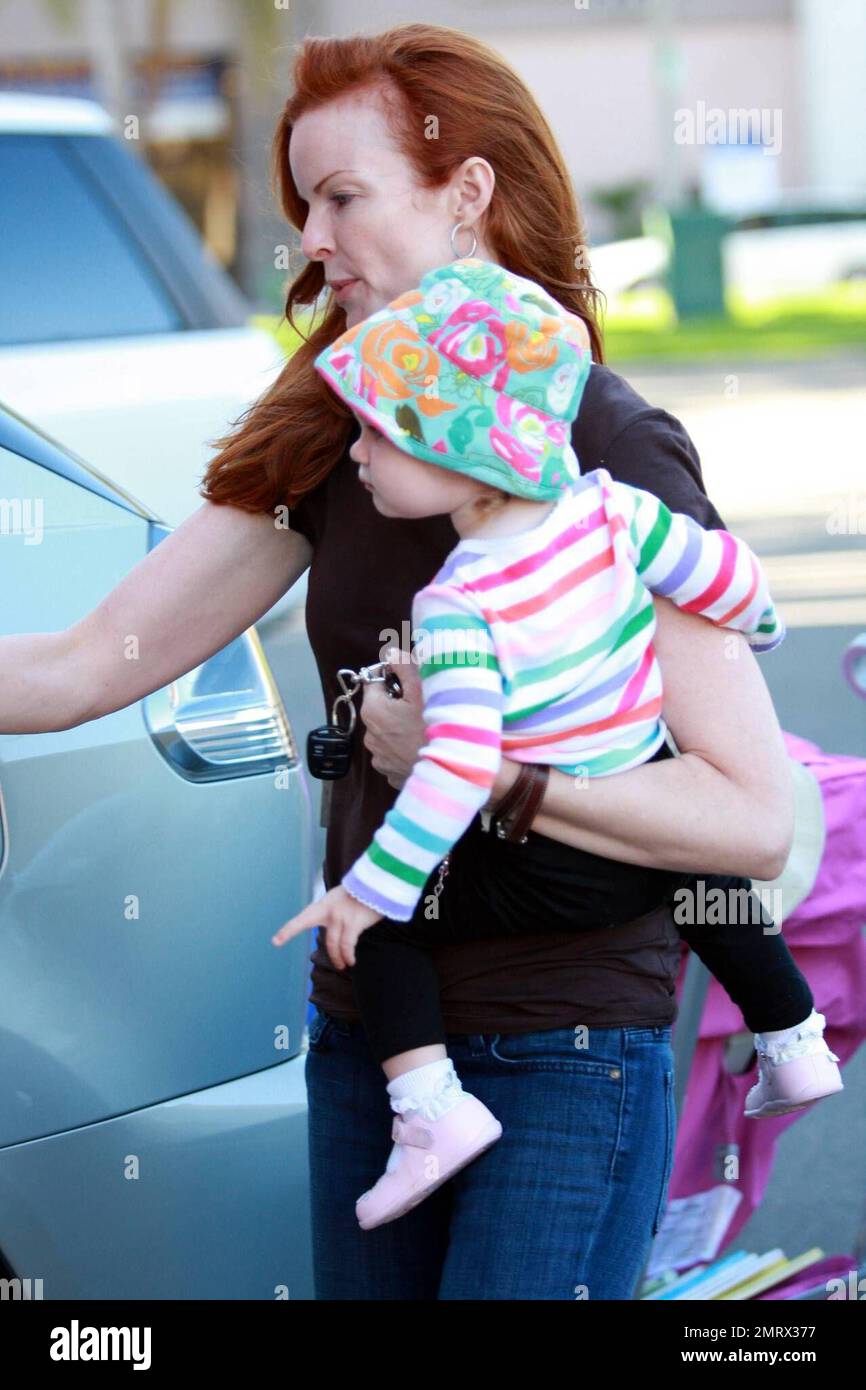 Exclusive!! "Desperate Housewives" star Marcia Cross and one of her