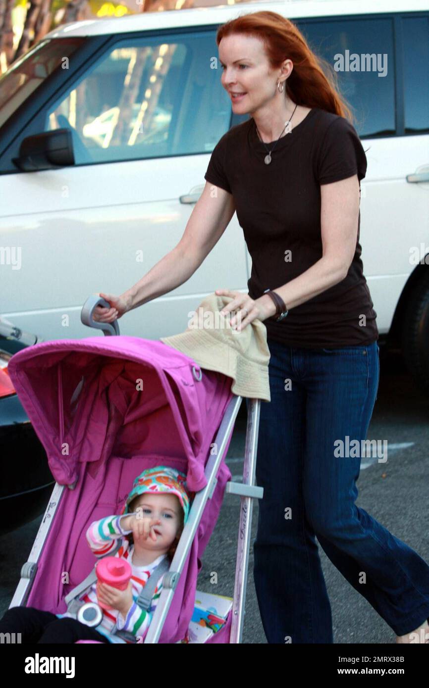 Exclusive!! "Desperate Housewives" star Marcia Cross and one of her