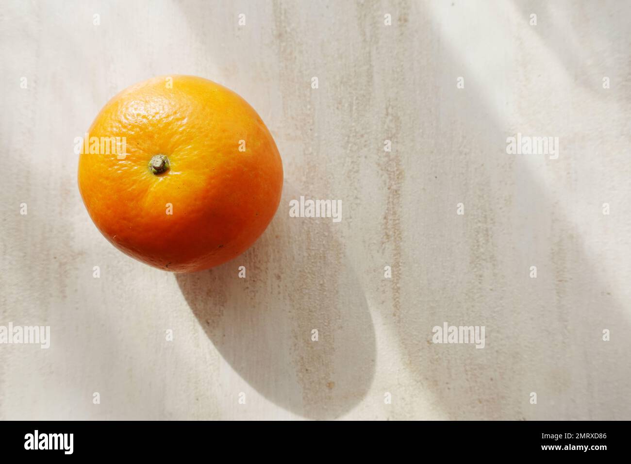 Ripe oranges on table Stock Photo
