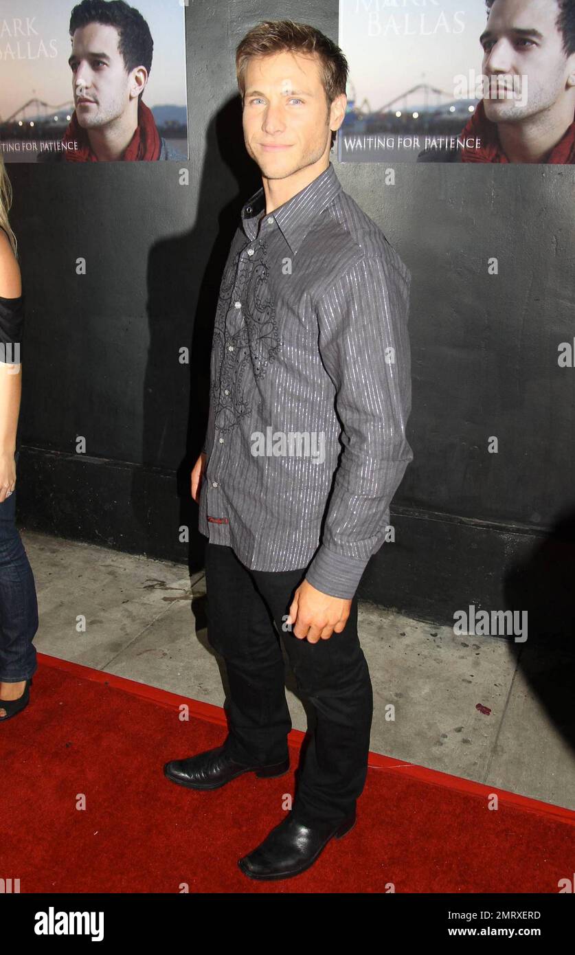 Jake Pavelka arrives to The Mint nightclub for the launch of Mark Ballas' new album 'Waiting for Patience'. Los Angeles, CA. 04/12/10.     . Stock Photo