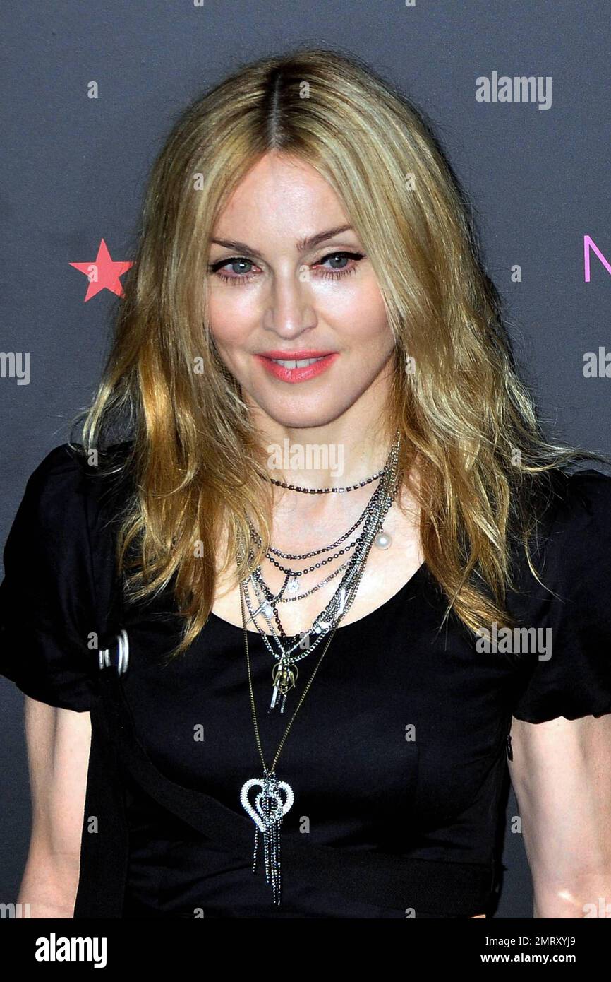 Madonna and daughter Lourdes walk the pink carpet at the collection